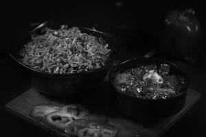Sch Veg Fried Rice + Chilli Paneer