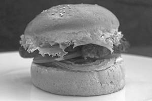 Pork Sausage Twist Burger