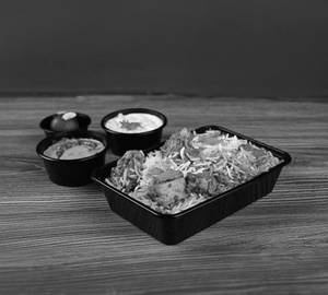 Chicken Biryani 750Ml  + 2 Pic Chicken Tikka+ Salan + Raita + Sweet