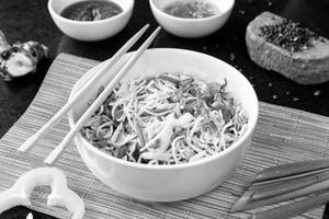Non Veg Dhaba Style Noodles Half [serves 1-2] [500 Grams]
