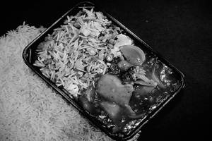 Veg Fried Rice With Chilly Paneer Gravy Box