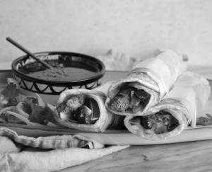 Chicken Porotta Roll