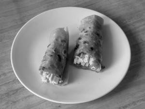 Egg Paneer Roll