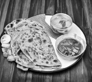Egg Chicken Mughlai Paratha