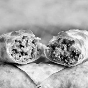 Egg beef roll