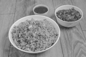 Mushroom Schezwan Fried Rice