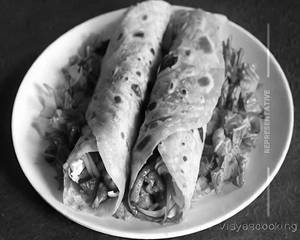 Veg Manchurian Roll 