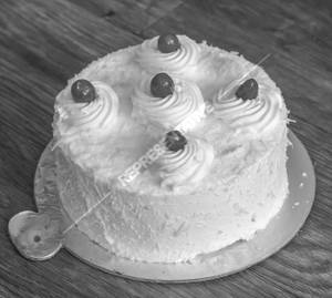 White Forest Cake