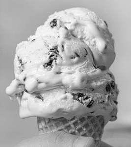 Black & White Ice cream Scoop