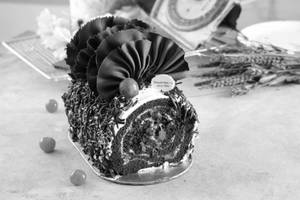 Black Forest Swiss Roll Cake