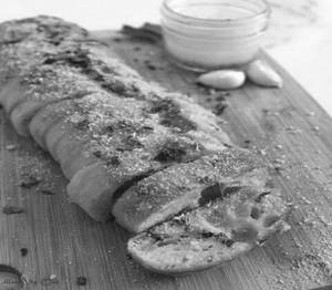 Chicken Stuffed Garlic Bread