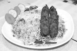 Chicken Kabab Biryani [2pcs]