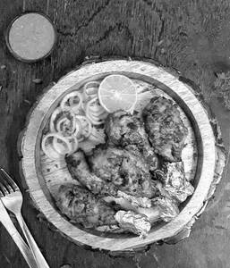 Murgh Dakhni Tangdi Kebab