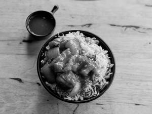Rice Bowl+ Passion Fruit Mocktail