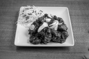 Baby Corn & Mushroom Chilly Dry