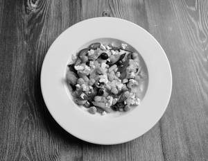 Mediterranean Salad With Feta Cheese & Olives