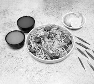 Veg Manchurian Noodles