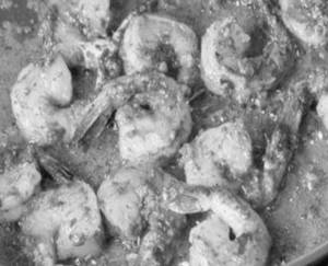 Prawns Pesto Gamberi
