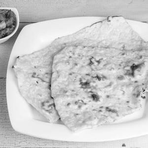 Butter Naan with Veg Curry