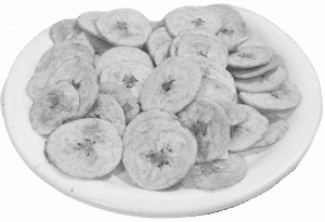 Yellow Salted Banana Chips Round 250 Gms