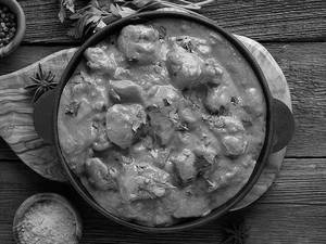 Hand Pulled Butter Chicken, Butter Naan