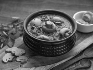 Mushroom Mattar Masala