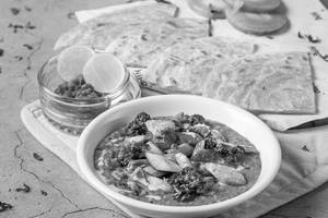 Vilayati Sabz with whole wheat tawa paratha