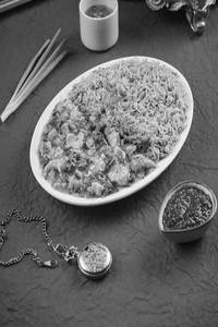 Chicken Coriander Fried Rice [With Gravy]