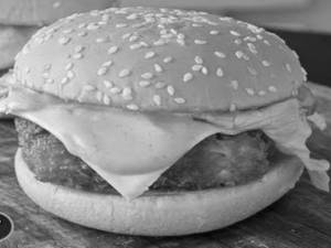 Spicy Paneer Cheese Slice Burger