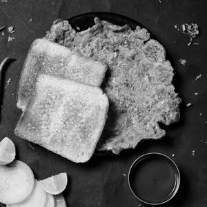 Bread Butter Omelette [2 Eggs]