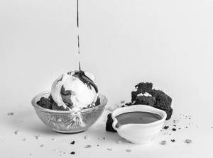 Cake Fudge Sundae