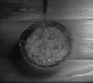 Vegetable maggi in butter
