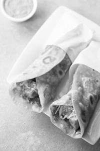 Lemon Paneer Tikka Roll