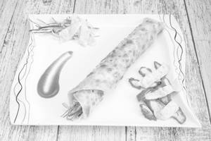 Kolkata Egg Chicken Roll
