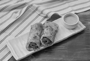 Double egg mutton roll