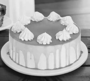 Spilled With Deliciousness Cream Cake