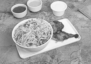 Chicken Noodles + QTR Grilled Chicken