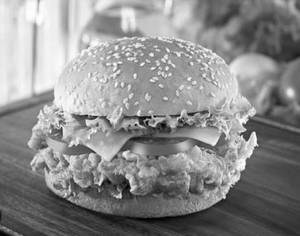 Chicken Cheese Burger (served With Fries)