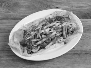 Beef Cheese Shawarma Plate