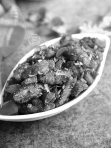 Baby Corn Manchurian Dry