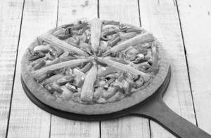 8" Veggie Baby Corn Special Cheese Pizza