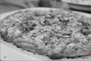 Corn and Musroom Pizza
