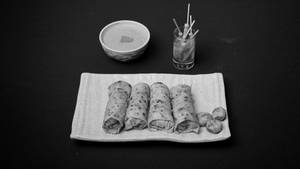 Mushroom Tikka Roll