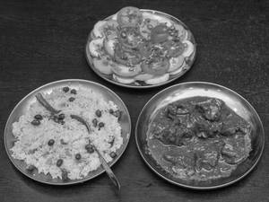 Full Biriyani Half Mutton