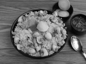 Mushroom Fried Rice