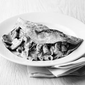 Spinach And Mushroom Omelette