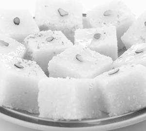 Plain Nariyal Barfi