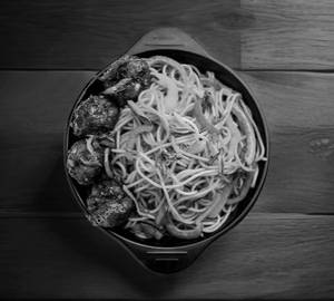 Veg Fried Rice With Veg Noodles And Veg Manchurian