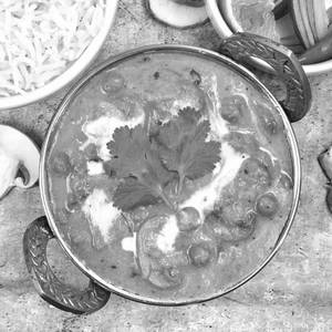 Button Mushroom Masala