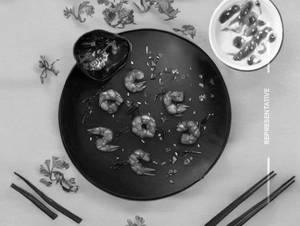 Prawns in szechuan sauce